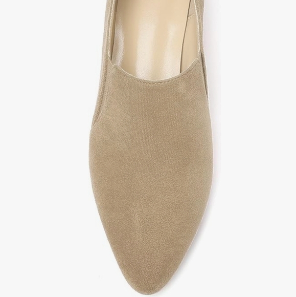 ELDOF Tan Women's Block Heel Shoes - Picture 5 of 8